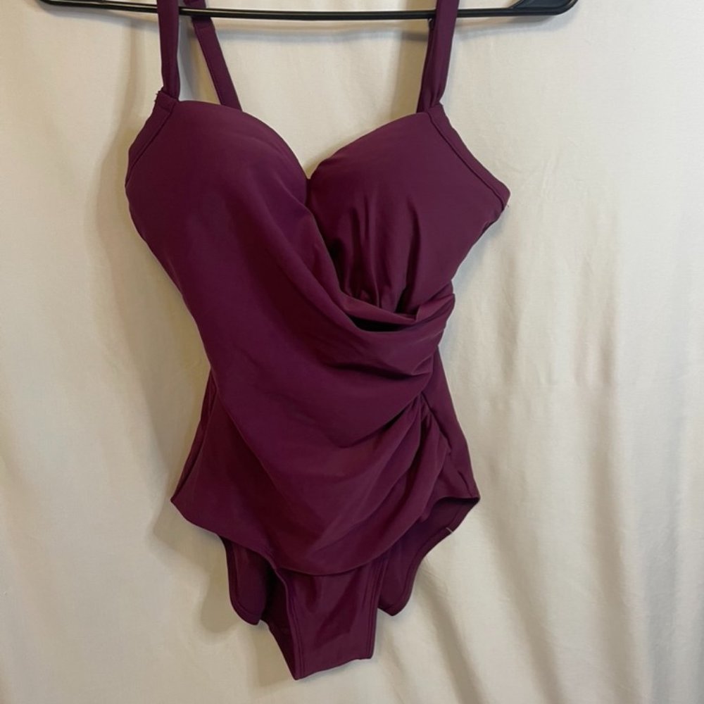 Plum One Piece Swimsuit